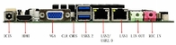 VGA HDMI LVDS EDP Mini ITX เมนบอร์ดบาง Intel IOTG Elkhart Lake J6412 CPU