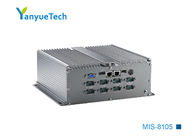 MIS-8105 Fanless Box PC / Fanless Embedded System 1037U CPU เครือข่ายคู่ 10 Series 6 USB