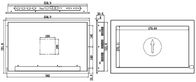 IPPC-2106TW1 แผงสัมผัสอุตสาหกรรมขนาด 21.5 นิ้ว PC / Industri PC Touch