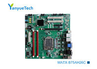 MATX-B75AH26C 2 Gigabit LAN Micro ATX เมนบอร์ด / Intel PCH B75 Matx เมนบอร์ด 8 USB2.0