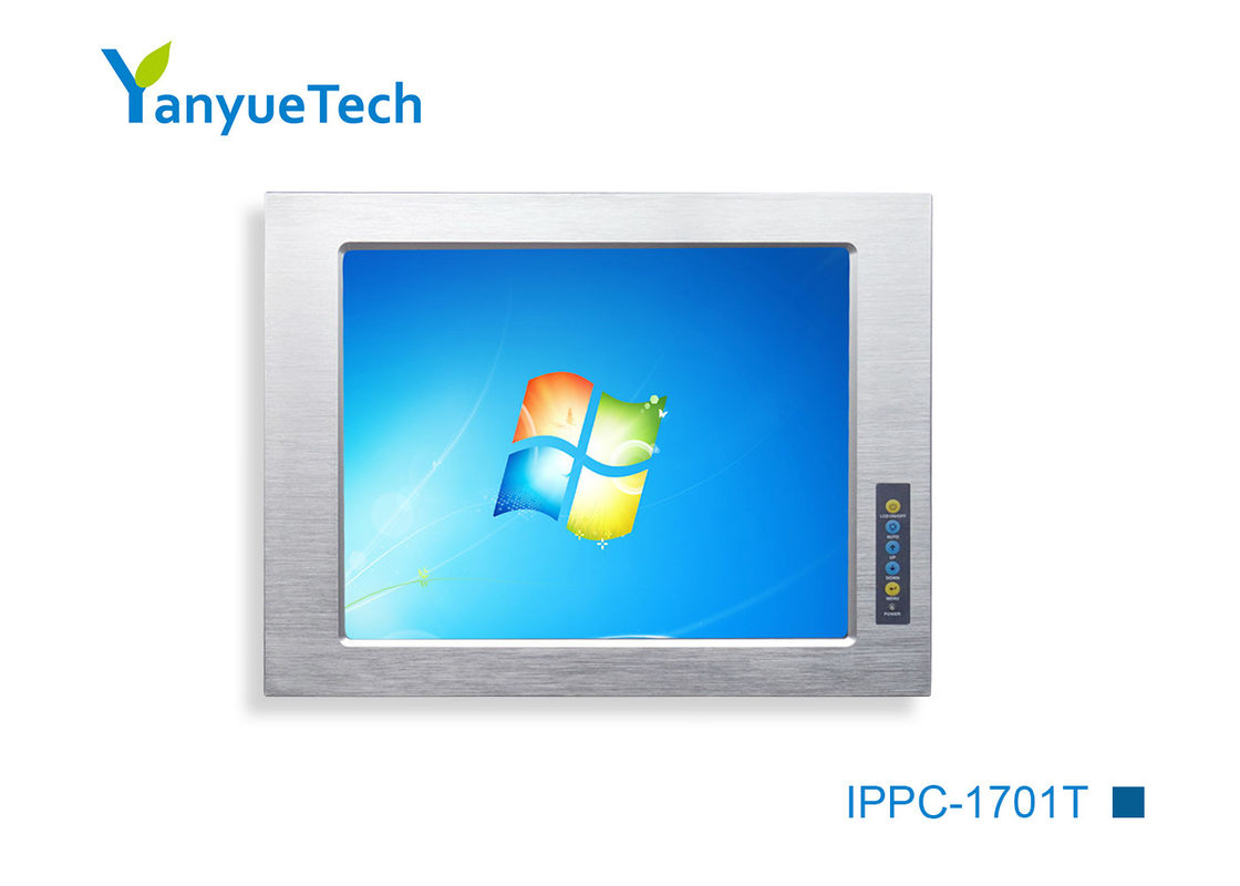 IPPC-1701T 17&quot; Industrial PC Touch Screen Monitor 1 Extended Slot รองรับ I3 I5 I7 Desktop CPU