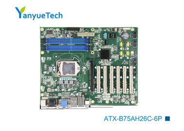 ATX-B75AH26C-6P Intel Industrial ATX เมนบอร์ด PCH B75 ชิป 2 LAN 6 COM 12 USB 7 สล็อต 6 PCI