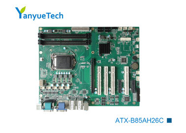 ATX-B85AH26C PCH B85 เมนบอร์ด ATX อุตสาหกรรม 2 LAN 6 COM 12 USB 7 สล็อต 4 PCI MSATA